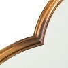 GlasFlength Decorative Wall Mirrors Wall Art Novelty Mirror Vanity Mirror Accent Mirror Metal Frame Mirror for Living Room, Gold, 30"*1.75"*36" - 4 of 4