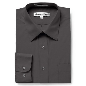 Gentlemens Collection Mens 1904 Short Sleeve Classic Fit Easy Care Dress Shirt- Many Colors Available - 1 of 1