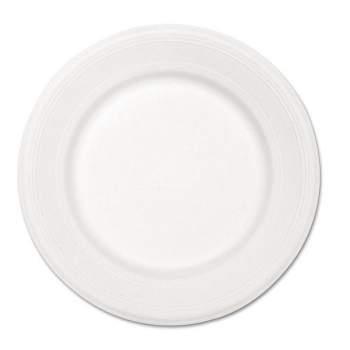 Chinet Paper Dinnerware, Plate, 10.5" dia, White, 500/Carton