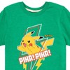 Boys' - Pokémon - Pikachu Lightning Bolt Short Sleeve Graphic T-Shirt - 2 of 4