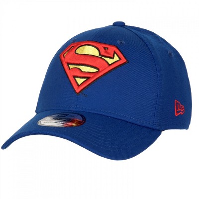 Adult Superman Classic Emblem New Era 39Thirty Fitted Hat