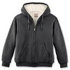 Collections Etc Ultra Soft Fleece Lined Zip-Up Hooded Sweatshirt - 2 of 4