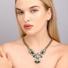 SOHI Women's Multicolour Party Stone Statement Necklace - 4 of 4