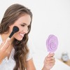 Unique Bargains Rose Flower Handheld Mirror 1 Pc - 3 of 4