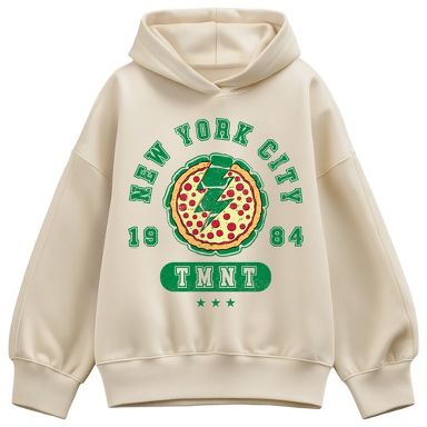 Women's Teenage Mutant Ninja Turtles NYC Pizza Shell Oversized
