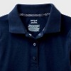 Girls' Adaptive Long Sleeve Uniform Polo Shirt - Cat & Jack™ - 3 of 3