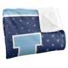 Upper Iowa University Logo Dots Silky Touch Blanket White 50x60 - 3 of 4
