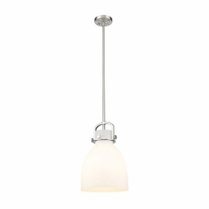 Newton Bell - 1 Light Stem Hung Pendant In Industrial Style-16.75 Inches Tall and 10 Inches Wide - 1 of 1
