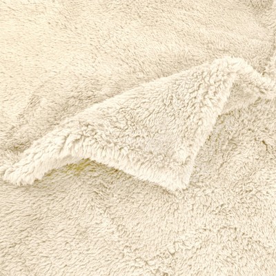 Medium Beige Waterproof Sherpa Pet Blanket