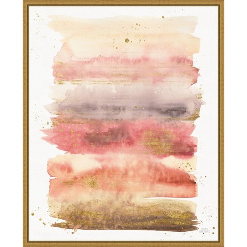 16" x 20" Desert Blooms Abstract I by Laura Marshall Framed Wall Canvas - Amanti Art - image 1 of 4