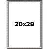 PosterPalooza | Slim Profile Silver Picture Frame - UV Acrylic, Foam Board Backing, Hanging Hardware - 2 of 4