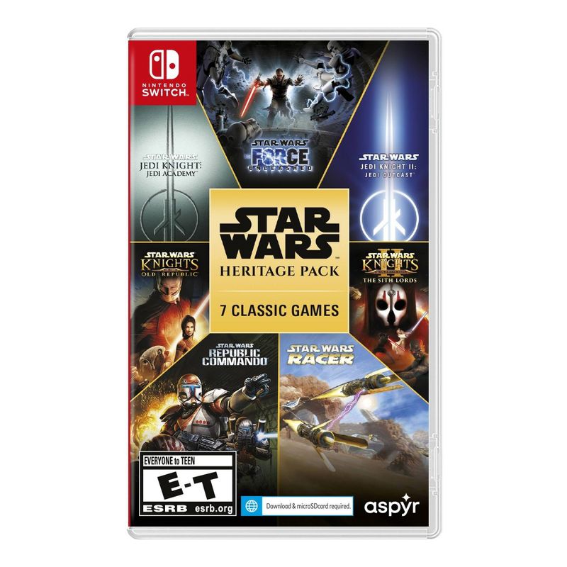 Star Wars Heritage Pack - Nintendo Switch: Classic Collection, Action RPG Racing, Local Multiplayer, 1 of 10