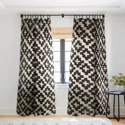 Holli Zollinger Linen Plus Single Panel Sheer Window Curtain - Deny Designs
