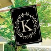 Briarwood Lane Classic Monogram Letter K House Flag Double-Sided 28" x 40" - 3 of 3
