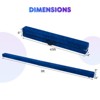 Costway 9 FT Folding Balance Beam w/ Solid Wood Base & Anti-slip Bottom for Kids Teens Blue - 3 of 4