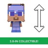 Mattel - Mattel - Minecraft Flippin' Figs Steve and Enchanted Armor Steve, 2-in-1 - 3 of 4