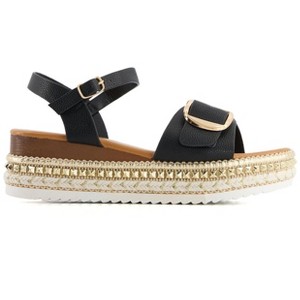 Andrea Women's Ankle Strap Wedge Sandals 61866 - 1 of 4