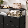 WOWLIVE 8 Drawer Dresser with 2-Tier Open Shelf, Double Chest of Drawer - 4 of 4