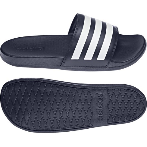 Adidas hotsell striped slides