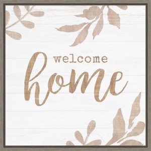 Amanti Art Shiplap Sentiment I by Victoria Borges Canvas Wall Art Print Framed 22 x 22-in. - 1 of 4