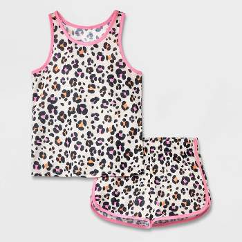 Girls' 2pc Printed Pajama Set - Cat & Jack™