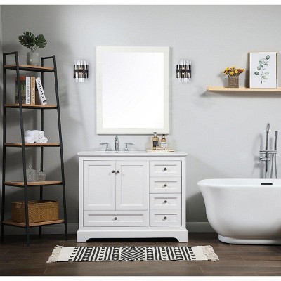 Black Crystal Dimmable Vanity Wall Sconce