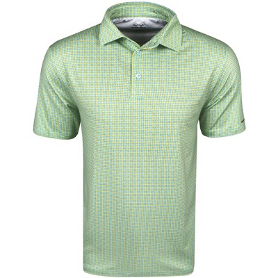 Snake Eyes Golf Geo Print Polo