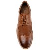 Vance Co. Mens Medium and Wide Width Mens Warrick Tru Comfort Foam Wingtip Lace-up Derby Dress Shoe - 4 of 4