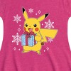 Girls' - Pokémon - Pika Presents Fit & Flair Cap Sleeve Dress - 2 of 3