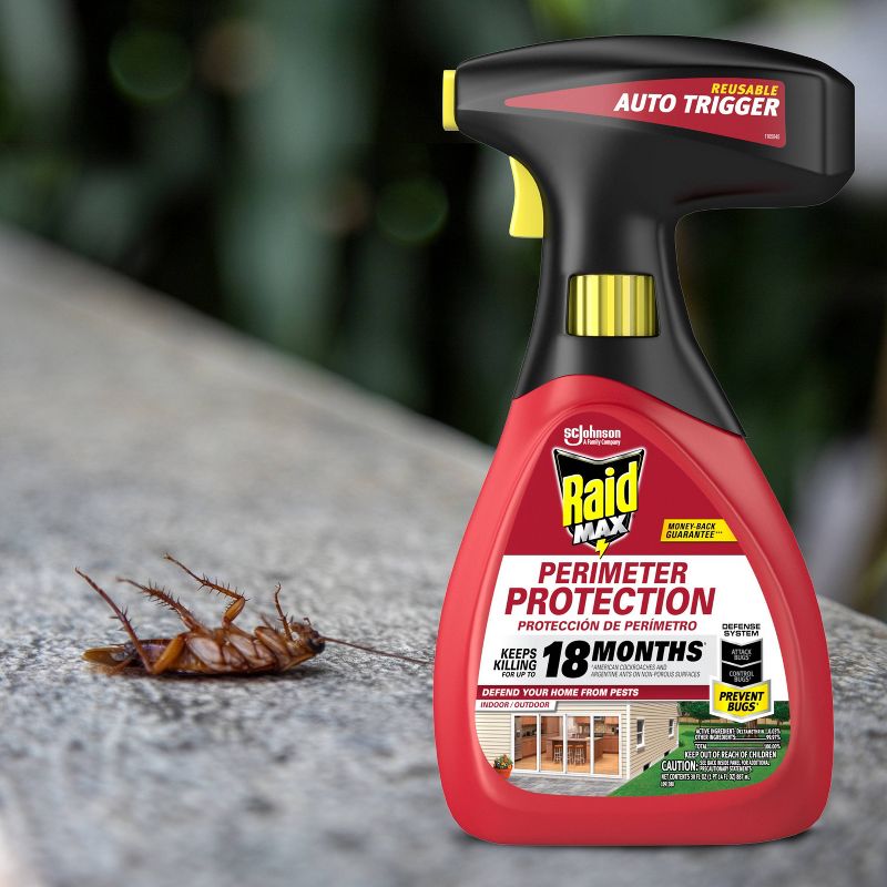 Raid Perimeter Protection Trigger Spray Pesticide - 30 fl oz, 3 of 8