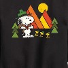 Boys' - Peanuts - Retro Trailblazers Graphic Long Sleeve Fleece Sweatshirt - 2 of 4
