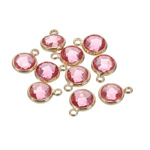 Unique Bargains DIY Craft Jewelry Making Necklace Crystal Birthstone Pendants 10 Pcs - 1 of 4