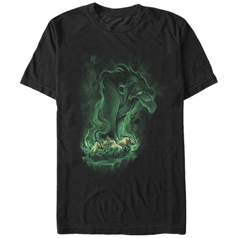 Men's Lion King Scar Smoke T-shirt - Black - Small : Target