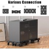 MaseiKar Furniture Mover Dolly 4 Wheels Heavy Duty, Small Moving Dollies Rollers 440 Lbs, Rolling Platform Interlocking Flat Dolly Wheels, 4 Pack - 2 of 4