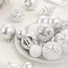 65 PCS Christmas Balls Ornaments Set, Shatterproof Plastic Decorative Baubles Includes Stars & Train for Xmas Tree Decor Holiday Party Decoration - 4 of 4