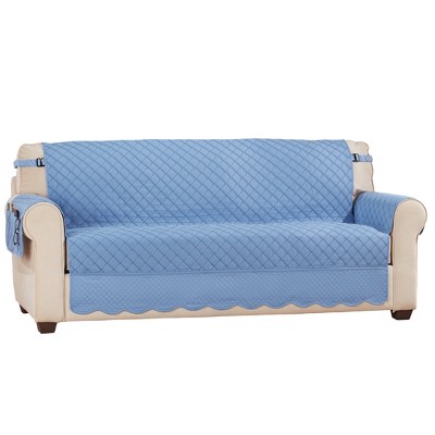 Collections Etc Camille Quilted Reversible Machine Washable Furniture Protector