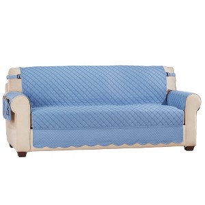 Collections Etc Camille Quilted Reversible Machine Washable Furniture Protector - 1 of 4