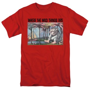 Where The Wild Things Are Cover Art Adult T-Shirt - 1 of 4