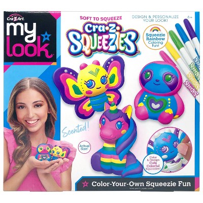 My Look Cra-Z-Squeezies Color Your Own Squeezie Fun
