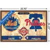 Trends International MLB Rivalries - New York Mets vs Philadelphia Phillies Framed Wall Poster Prints - 3 of 4