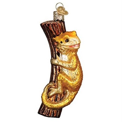 Old World Christmas Blown Glass Ornament for Christmas Tree, Bearded Dragon