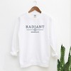 Simply Sage Market S.W.Smiley Embroidered Radiant Smiley Outline Garment Dyed Sweatshirt - 3 of 4