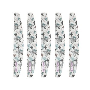 Unique Bargains Half-moon HD-001 Nail Files 5 Pcs - 1 of 4