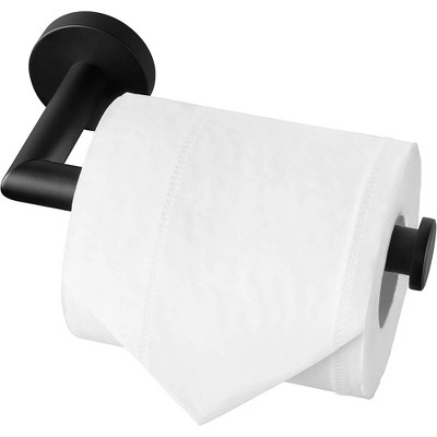LunaLulinlk Toilet Paper Holder Wall Mount,Matte Black Toilet Paper Roll Holder for Bathroom