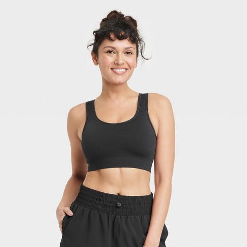 Women's Seamless Medium Support Racerback Sports Bra - All In Motion™ :  Target