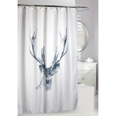 Alberta Shower Curtain White Gray Moda At Home Target
