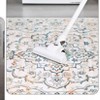 COZONY Machine Washable Area Rug - Ultra-Thin Large Floral Print, Stain Resistant Non Slip Carpet for Living Room, Dining Room, Home Office - 4 of 4