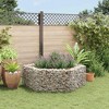 vidaXL Gabion Raised Bed Silver Galvanized Steel Heavy Weight Endurance - 63" x 55.1" x 19.7" - 2 of 4