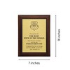 LEMONSODA World's Greatest Plaque (Best Wife in The World) - Gold - 4 of 4