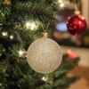 Unique Bargains Plastic Party Wedding Christmas Barrel Packed Hanging Ornament Balls 2.4" 24 Pcs - 4 of 4